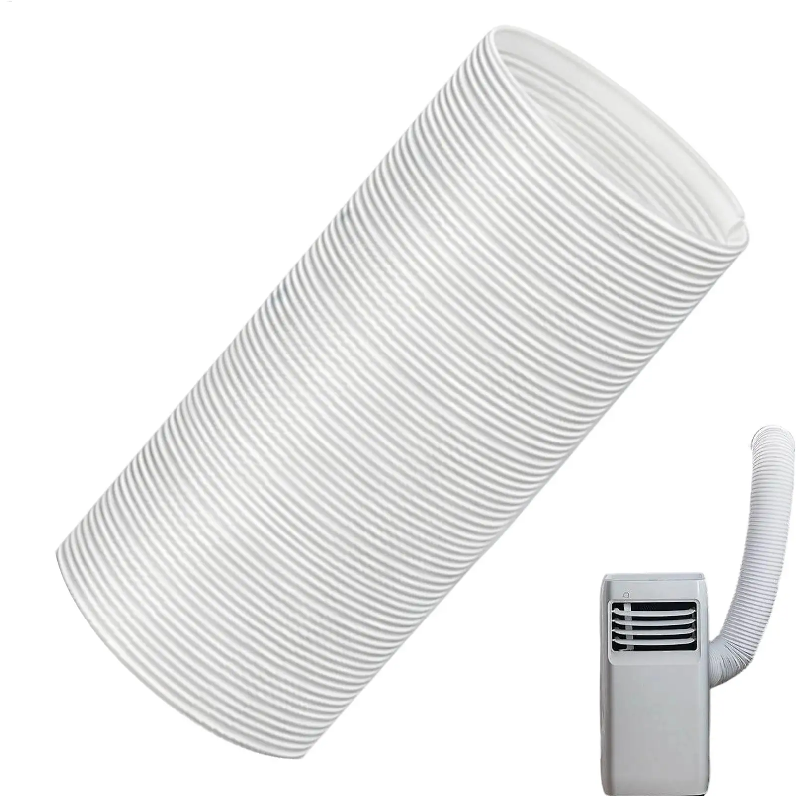 Portable Air Conditioner Vent Hose Flexible Telescopic 3 Meters Portable AC Vent Pipe for Home Dormitory Apartment Bedroom