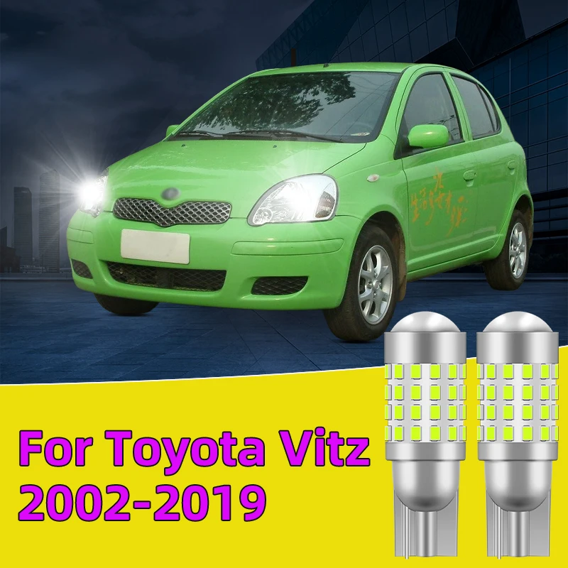 2PCS For Toyota Vitz 2002-2019 Clearance Light side marker position Signal Lamp width light 12V24V Car Led Traffic Bulb White