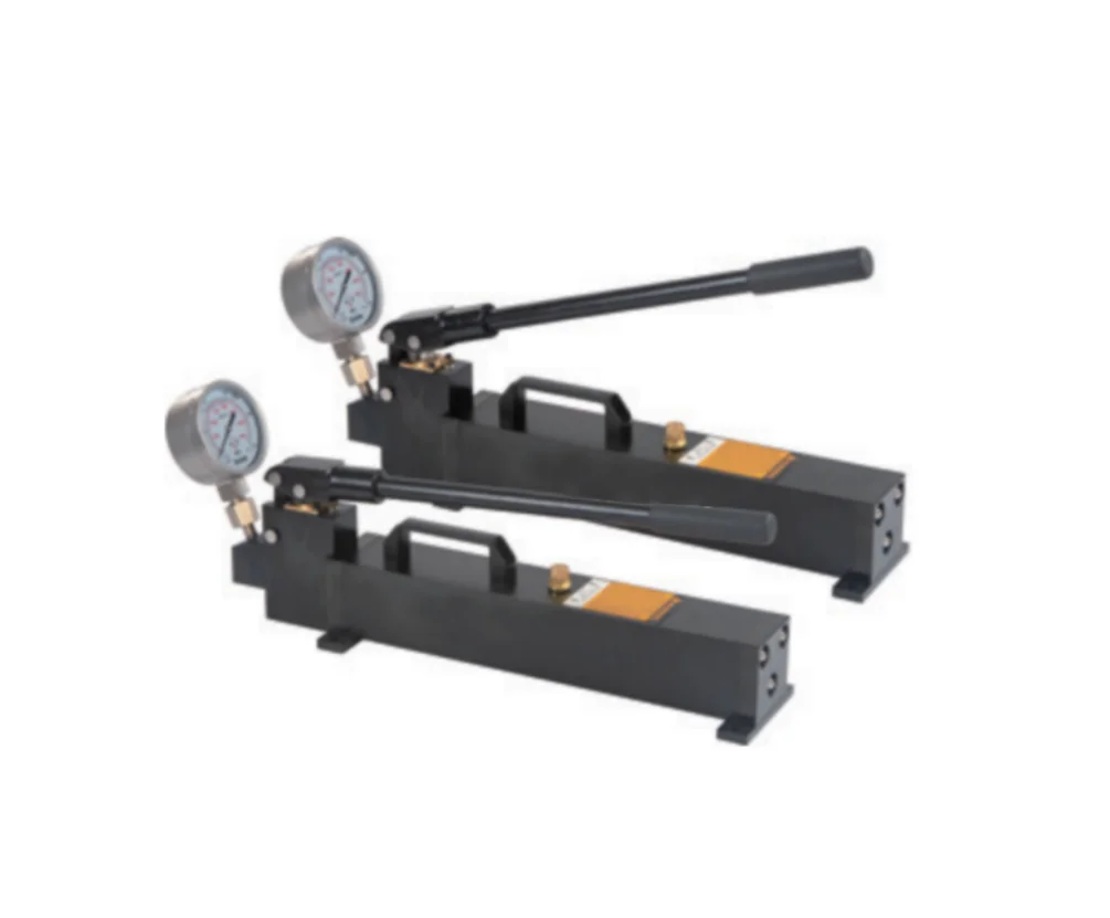 

Ultra High Pressure Manual Hydraulic Pump for Hydraulic Tools Max Pressure 2100bar Single-acting Two-speed