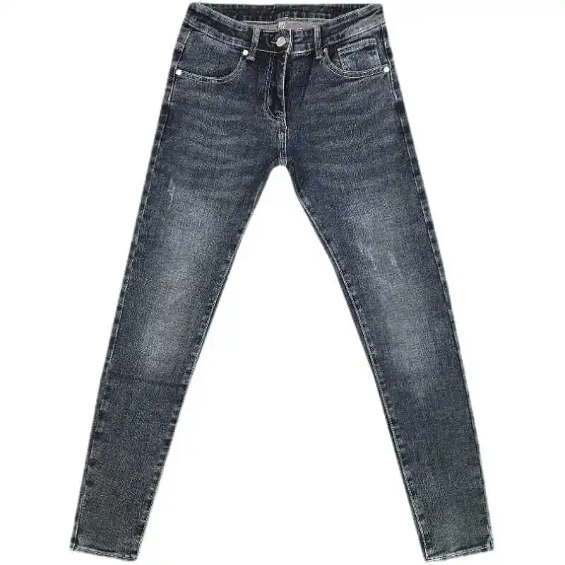 High Quality Fashion Men\'s Slim Jeans Casual Denim Pants for Spring Autumn Pants Streetwear Korean Style Designer Jeans for Men