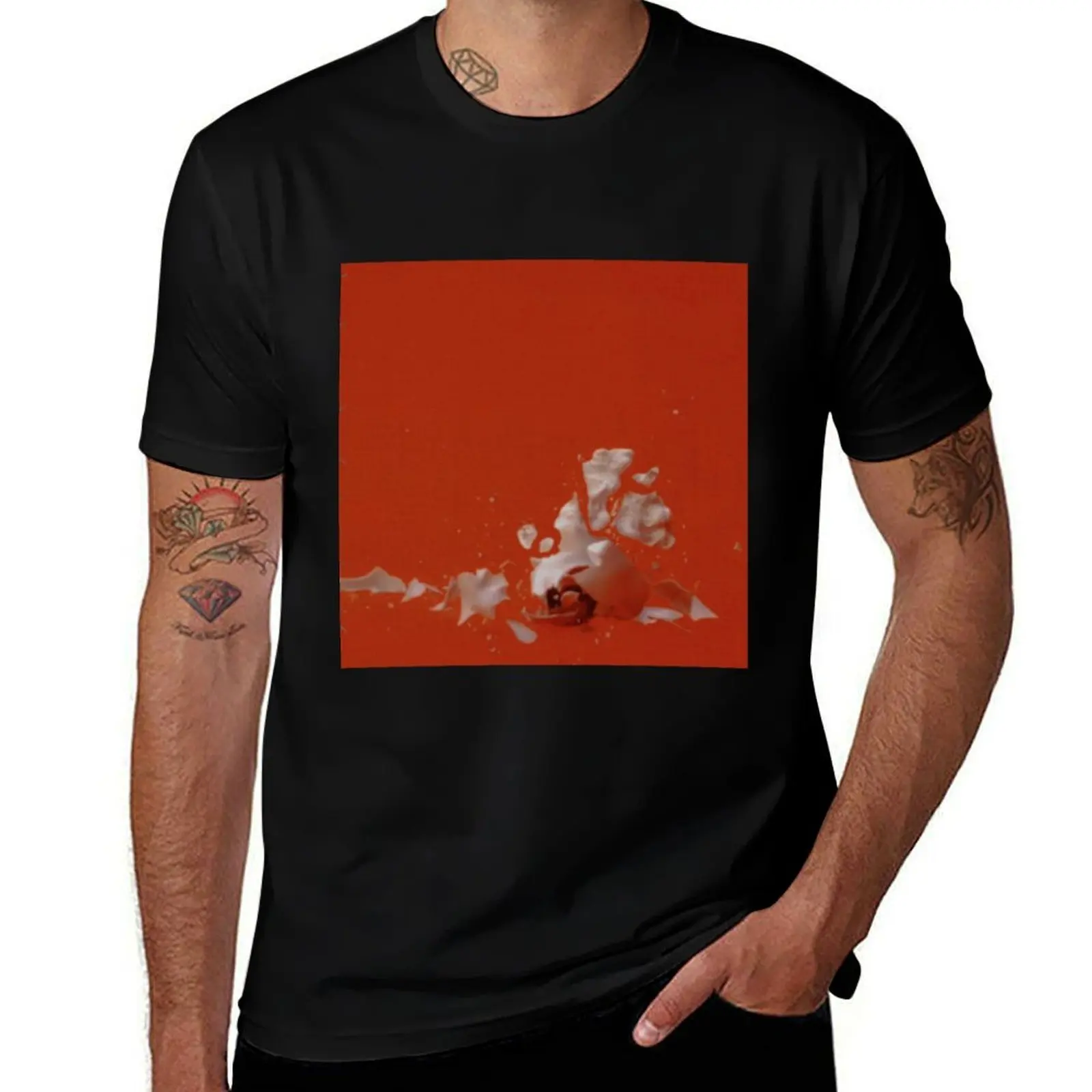 Therefore I am T-Shirt Vintage Print Crew Neck Tee T-Shirt