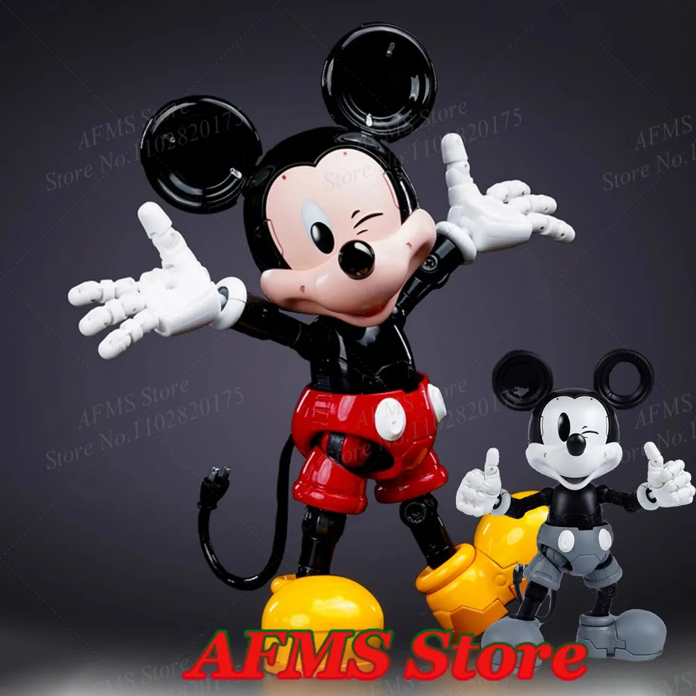 

HEATBOYS HBF001 HBF001BW Disney Mickey Mouse Classic Cartoon Animated 19Cm Alloy Mecha Action Figure Doll Best Collection Gift