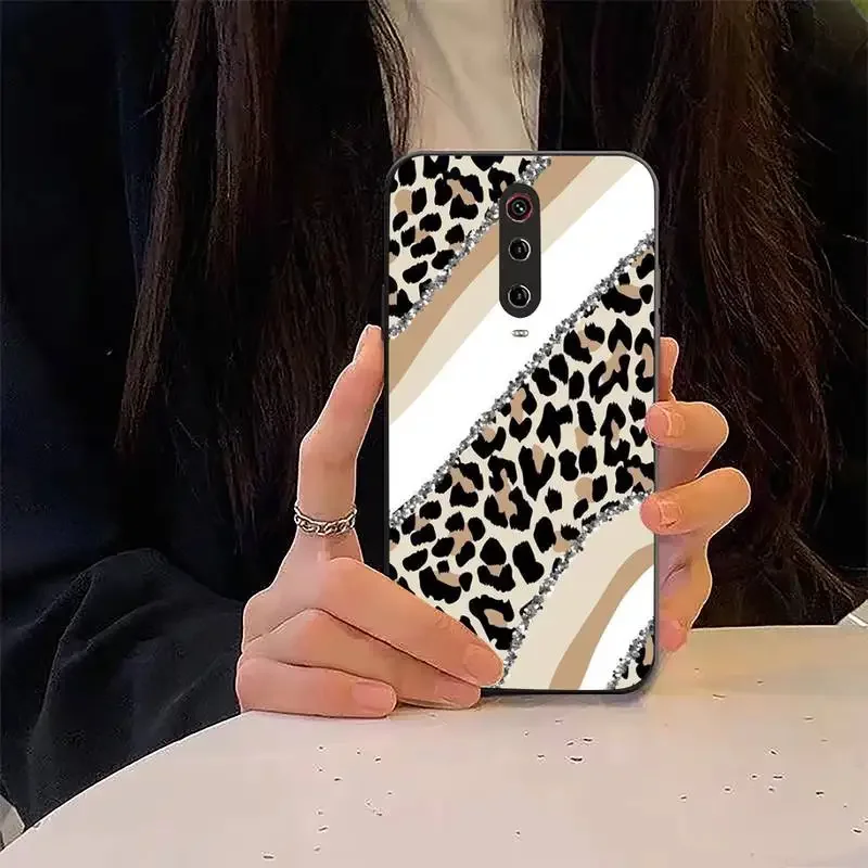 Etui na telefon Tiger Leopard Print Panther do Redmi 9A 8A 6A Note 9 8 10 11S 8T Pro Max 9 K20 K30 K40 Pro PocoF3 Note11 5G Case