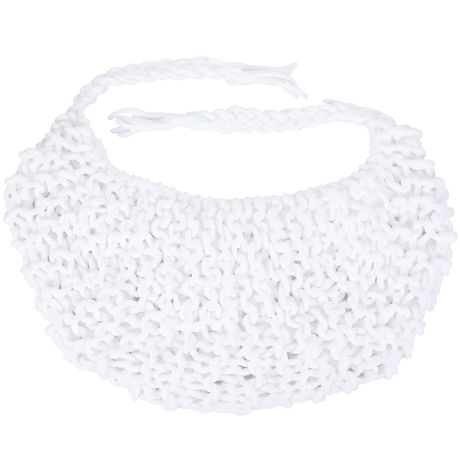 

White Handmade Crochet Infant Newborn Bed Breathable Photo Hammock Baby Photography Prop for 0-12 Months Photo Props