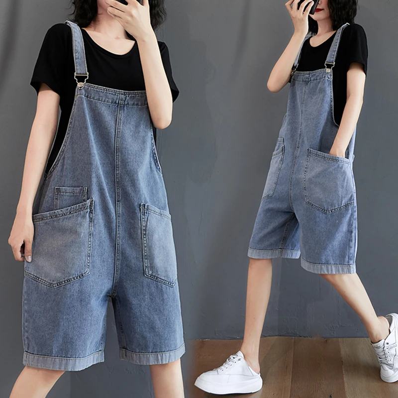 

Джинсовые брюки с широкими штанинами, женская одежда больших размеров, брюки, художественные свободные брюки для поездок на работу, цельный предмет