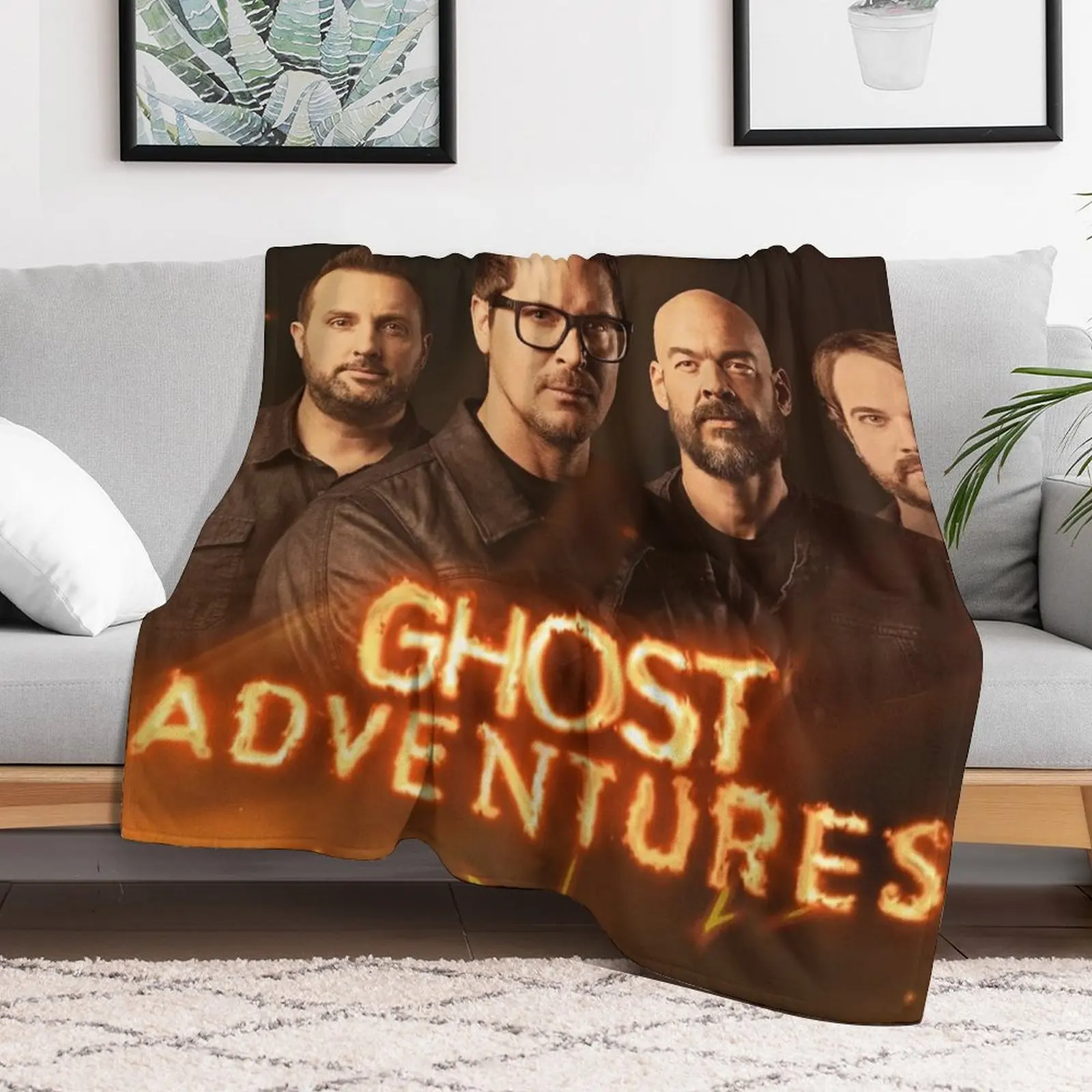 

Ghost Adventures Throw Blanket Comforter Summer wednesday Flannel Fabric Blankets