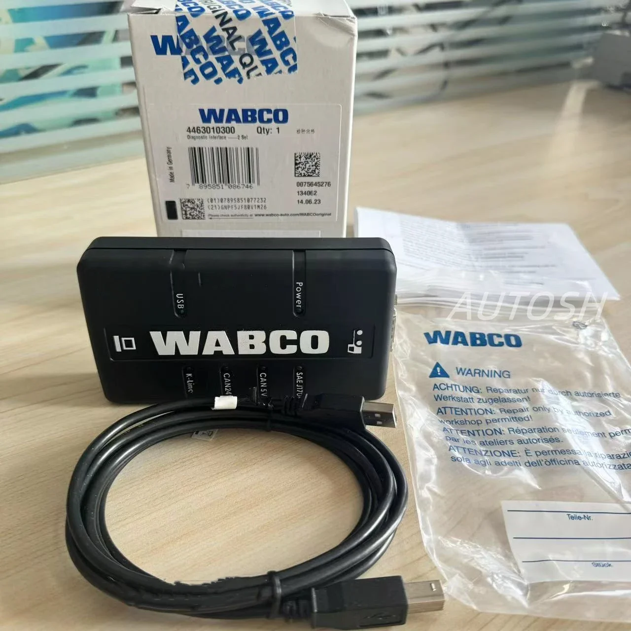 Original for WABCO VCI Diagnostic Communication Interface Automotive Fault Detector and Scanner for Cars Engine Analyzer