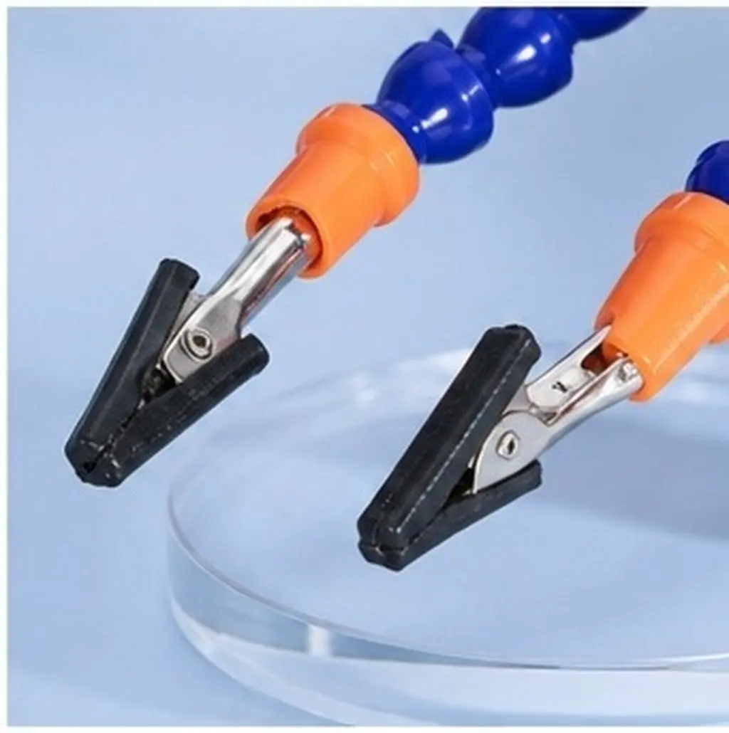 4-Arm Adjustable Soldering Helping Hand with Alligator Clips for Electronics DIY Welding