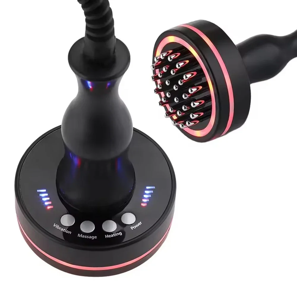 Electric Meridian Brush Gua Sha Body Massager Microcurrent Hot Compress Scraping Lymphatic Drainage Machine Fat Burner