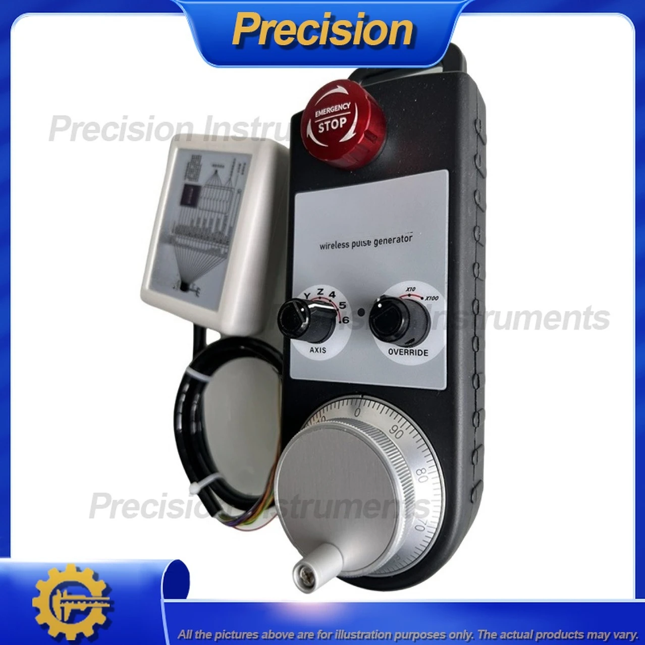 2026 CNC Wireless Handwheel for Milling Machine External Handle Pulse Generator for Engraving and Machining Center Handheld Unit