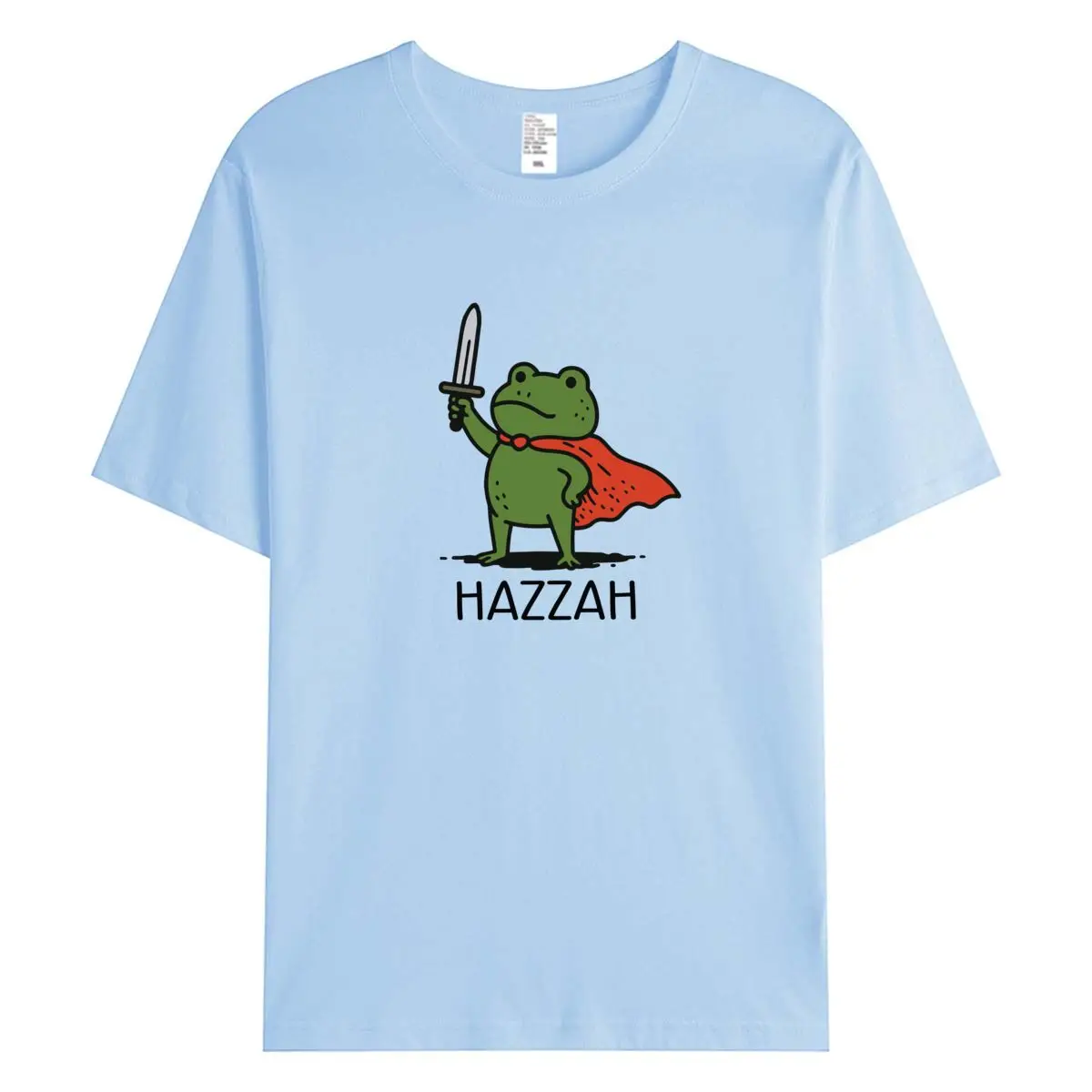 

100% Cotton Women's T-shirt Fashion Frog Knight Graphic Tee Shirts Summer Oversized Short Sleeve Tops Female Tshirt Clothing