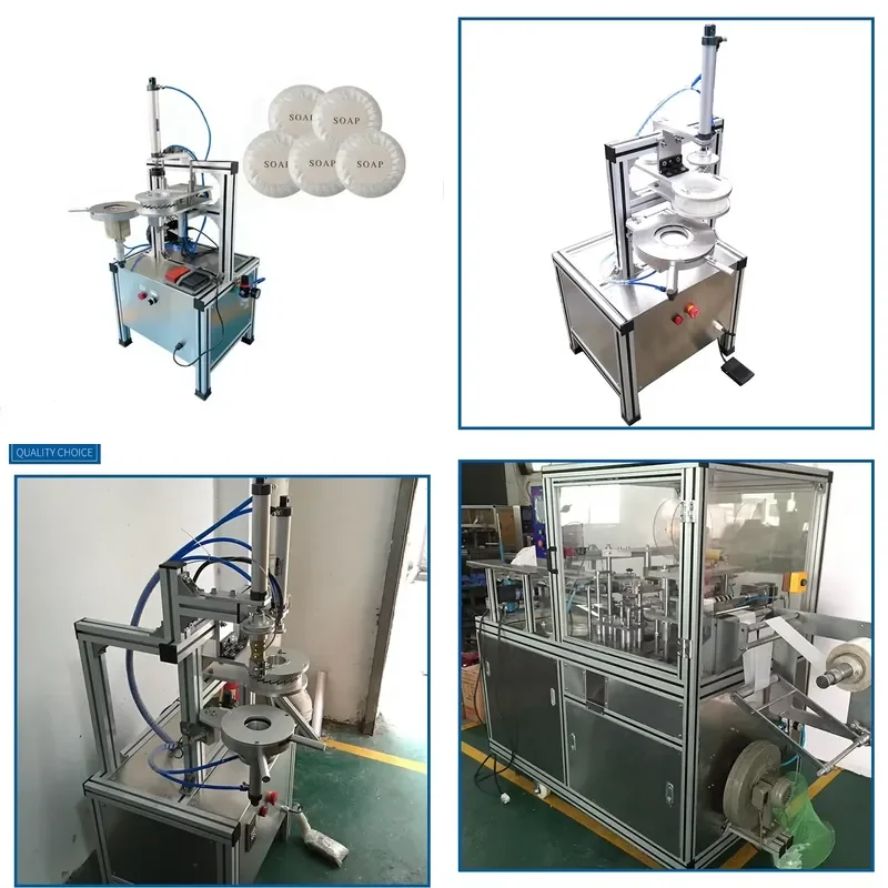 Semi Automatic Automatic Commodity Store Semi Automatic Round Soap Pleat Type Wrapping Pleated Wrapper Machine Packaging