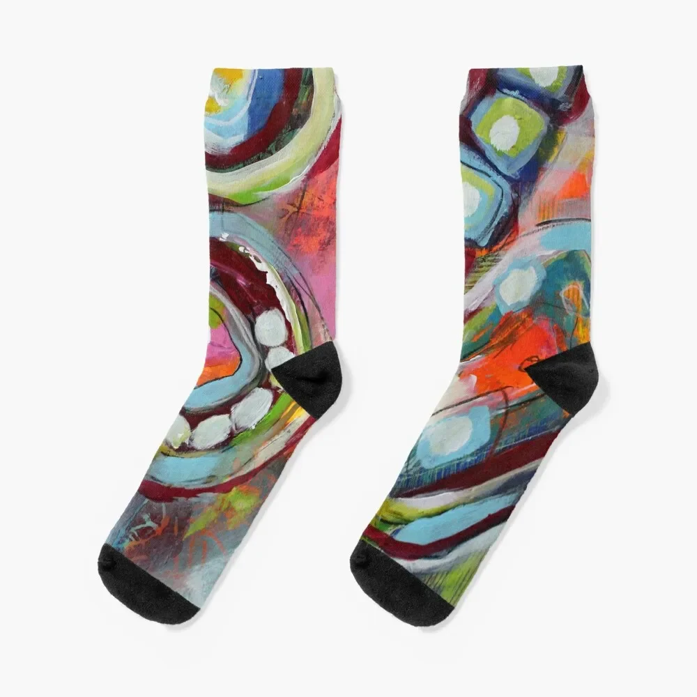 

Sparkling, 'Au jardin' series Socks floral anti slip football retro Boy Socks Women's