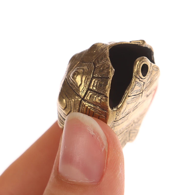 【YA】Creative Cute Brass Tortoise Shell Bell Car Key Chain Pendant Jewelry Metal Keychain Hanging DIY Accessory Lucky Gifts