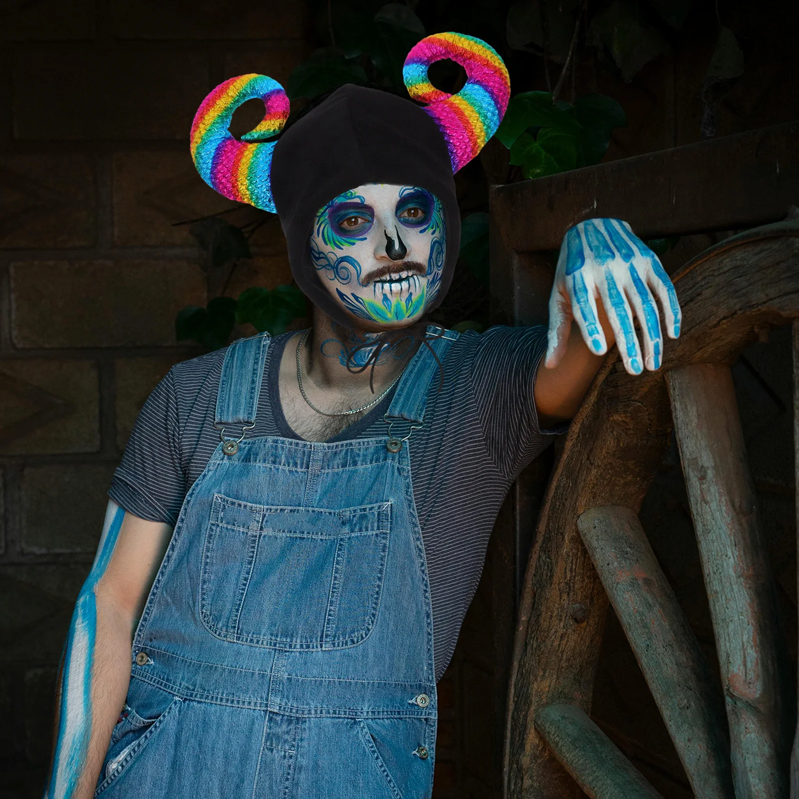 

Cow Horn Beanie Hat Unicorn Viking Winter Warm Cap Photo Booth Props Cosplay Outdoor Party Favors Accessory