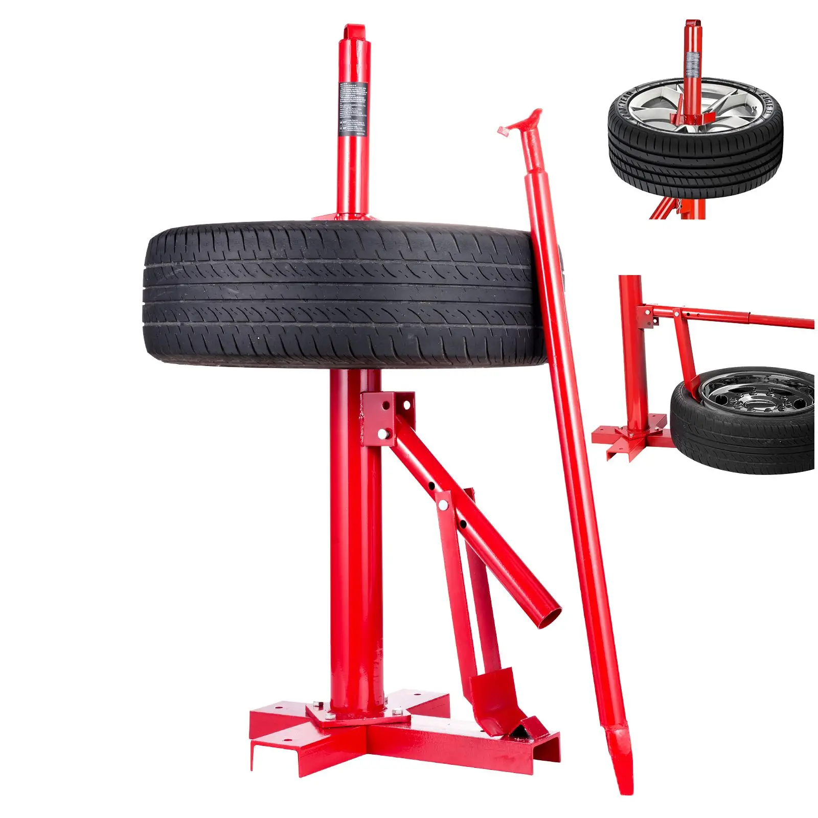 Manual Tire Changer, Portable Hand Bead Breaker Mounting Tool for 203 - 406 mm, Compatible with Car Truck Trailer, Machine Home