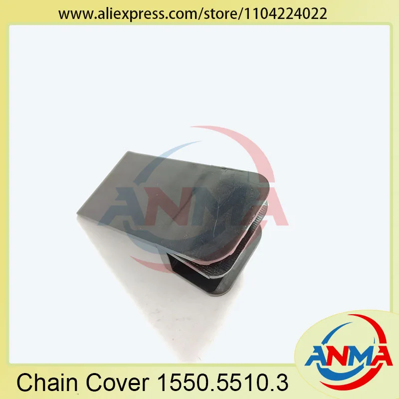 100PCS 1550.5510.3 Chain Cover For Presto Muller Martini Chain Finger Muller Martini Stitcher Presto Black Plastic Printer Parts
