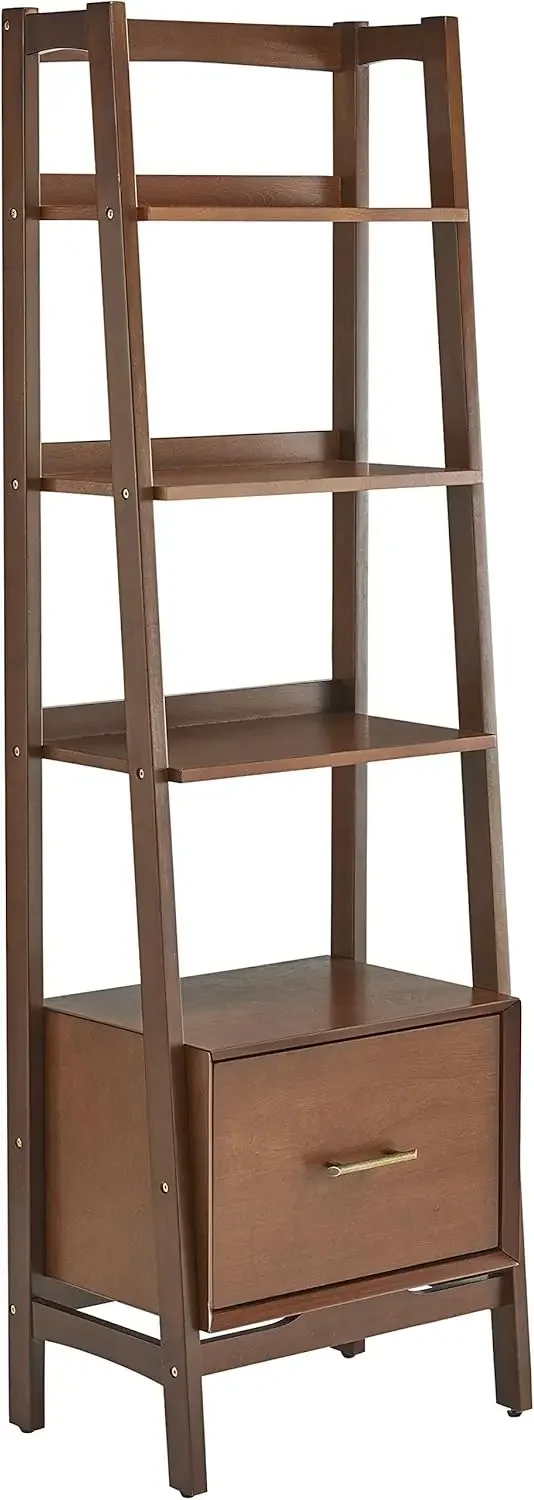 

Landon Small Etagere Bookcase, Mahogany