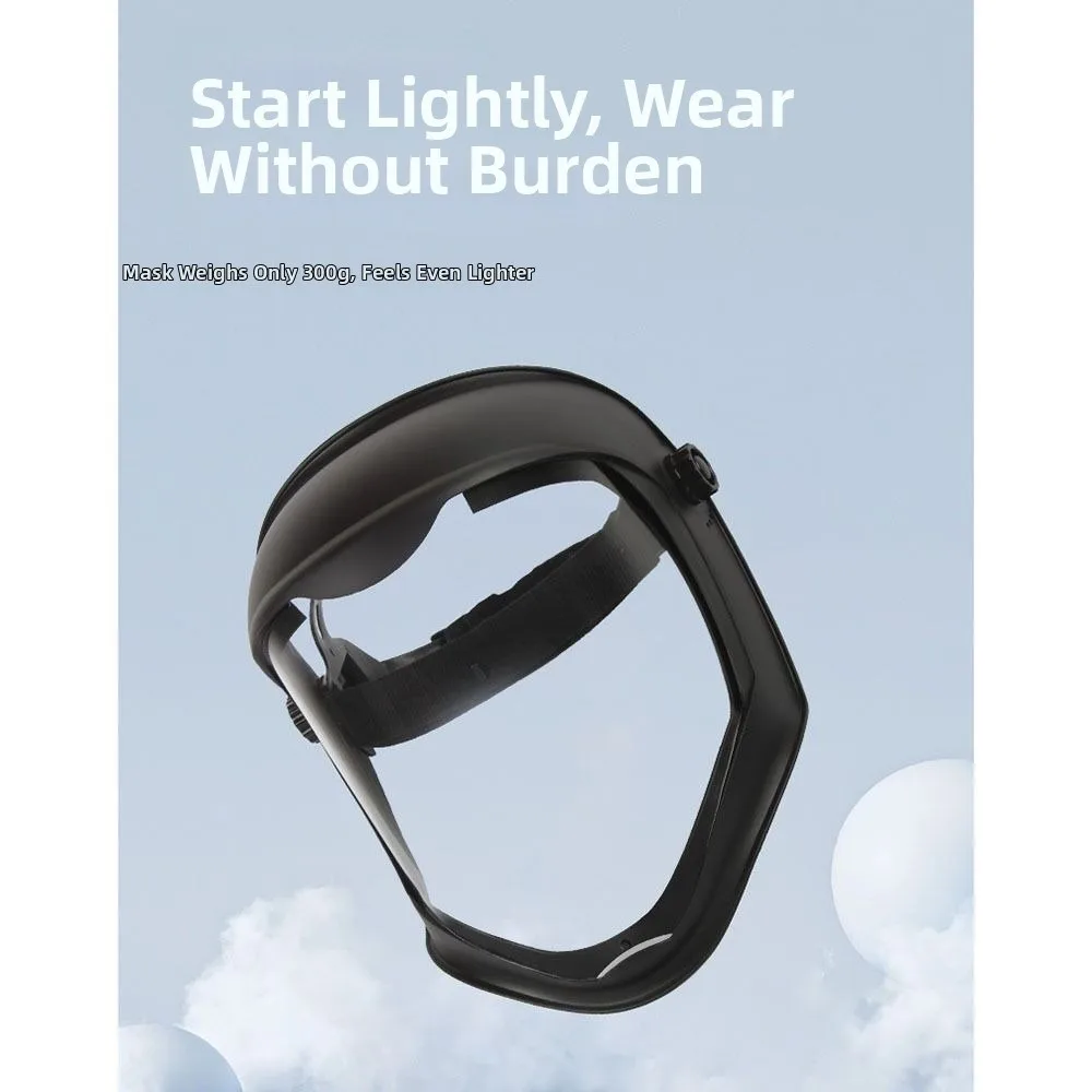 Multipurpose Anti Fog Full Face Shield Anti Splash Dustproof Welding Mask Lightweight Anti Impact Transparent Mask Restaurant