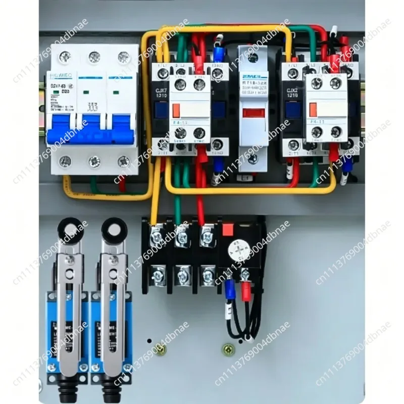 3phase motor forward and reverse control box with limiter fan distribution box reverse switch remote control starting cabinet