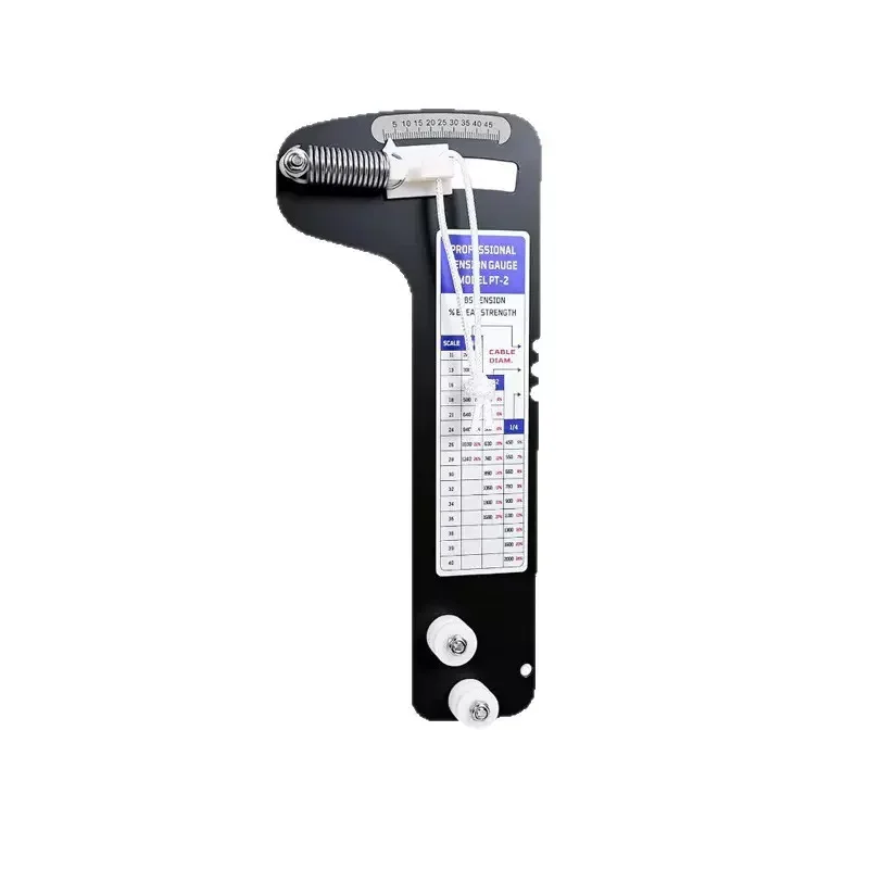 PT-2 Rigging Tension Gauge 2000 Lbs Capacity Hands Free Wire Rope Meter for Sailboat Mast Cable Marine Use