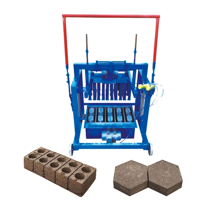 All-in-One Semi-Automatic Diesel Brick Production Machine, Integrates Mixing and Pressing to Make Strong Interlocking Bricks