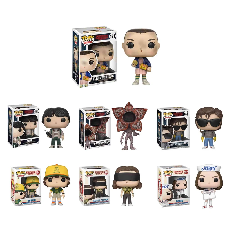 Funko POP Stranger things Anime figuras de acción de juguete colección figuras de acción muñecas juguetes niños regalos de cumpleaños