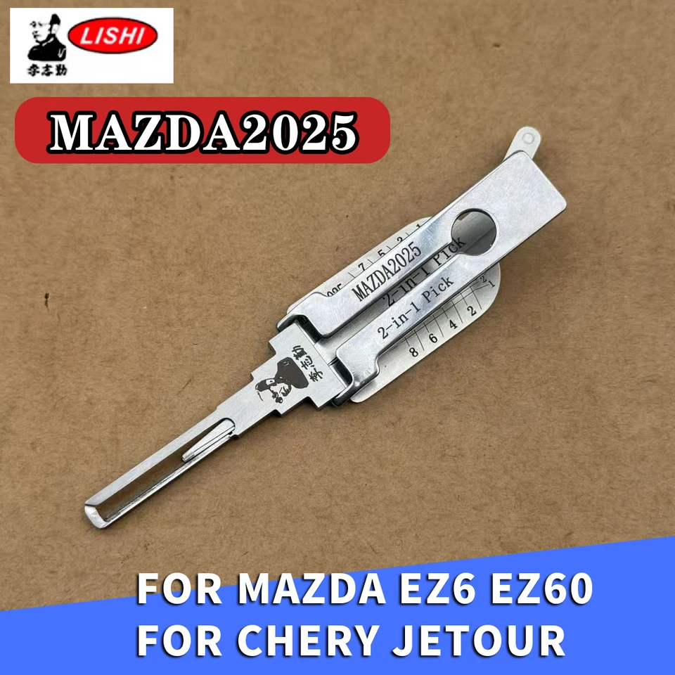 For MAZDA2025 LISHI 2in1 Decoder Lock Pick For MAZDA EZ6 EZ60