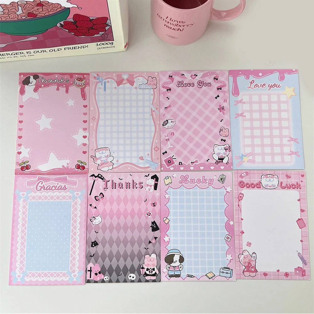 Cute Puppy Rabbit Card Back Protective Packaging Material DIY Gift Decor Office School Supplies 10PCS Cartoon Card Head Back