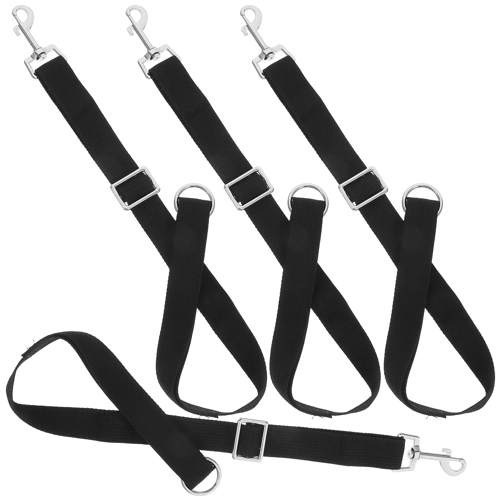 

4Pcs Heavy Duty Nylon Bucket Straps Adjustable for Horse Water Buckets Secure Fit Outdoor Feeding Hanging Strap Equestrian