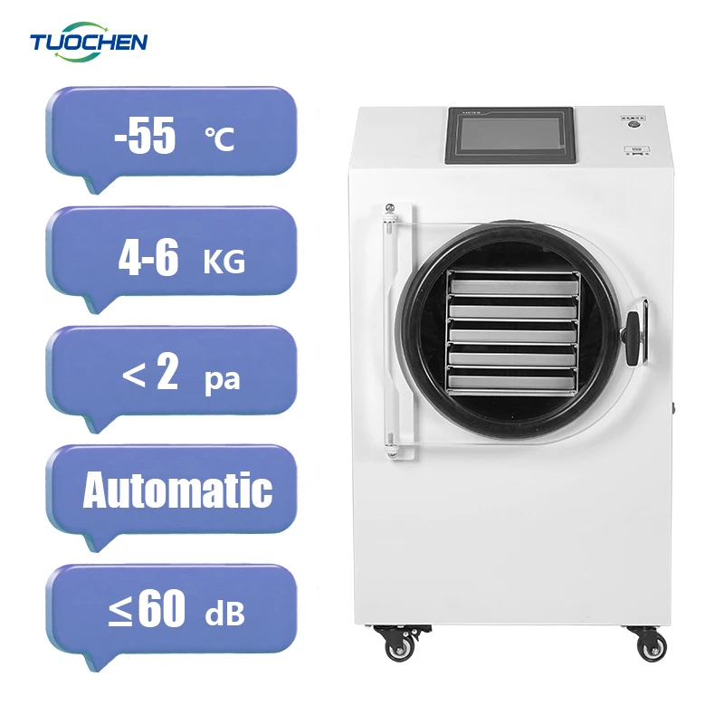 Home Vaccum Freeze Drying Equipment Dried Fruit Vegetable Mini Lyophilizer Small Household Freeze Dryer Machine For Food Sale
