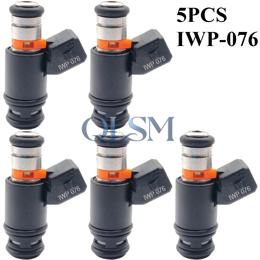 5Pcs IWP076 IWP-076 Fuel Injectors Set 021906031B Replacement For VW Bora Passat 3B5 Golf IV Transporter T4 2.3 V5 VR5 Parts