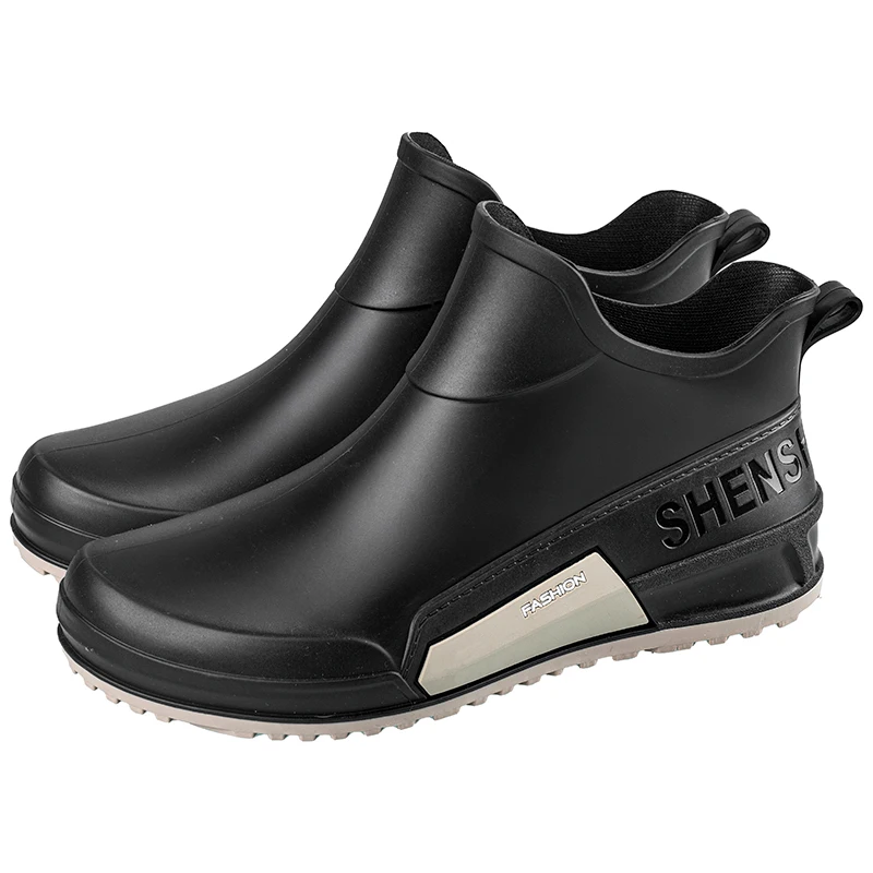 

Faionable ort Rain Boots Мужчины Женщины Крытый Открытый Одежда Противоскользящие Водонепроницаемые Кухня Автомобиль Wa Cleaning oe Rubber oe