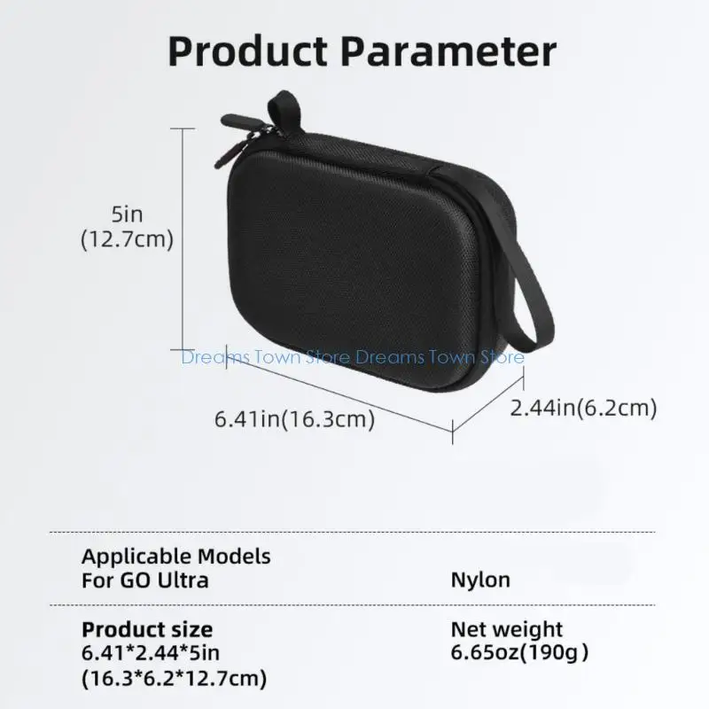 حقيبة تخزين مقاومة للماء HX6A لحقيبة كاميرا Go بسحابات معززة