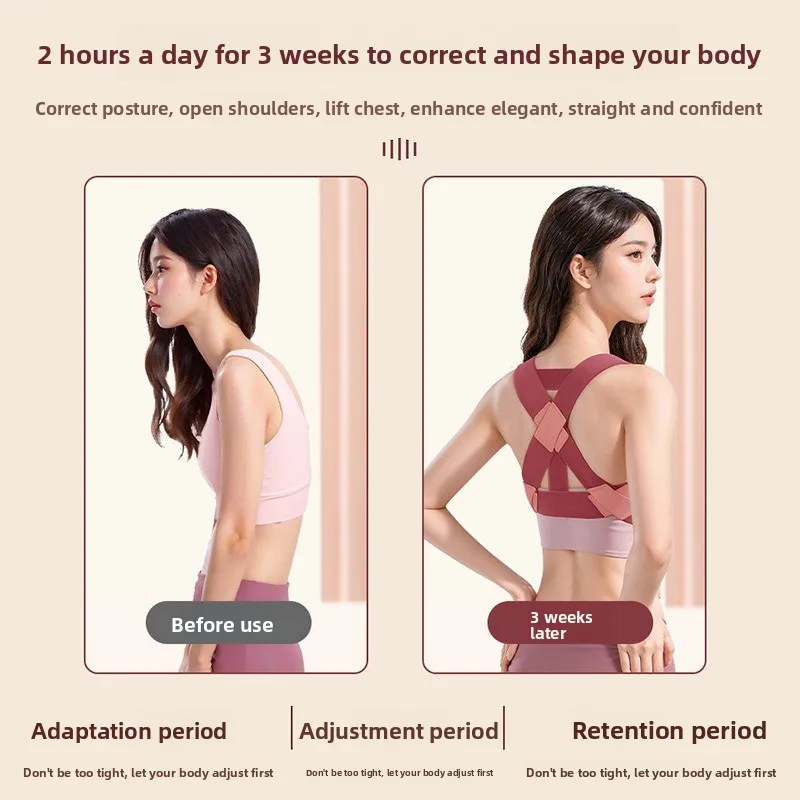 Posture Corrector for Women Invisible Back Brace Humpback Corrector Adjustable Sciatica Pain Relief Straightener Belt
