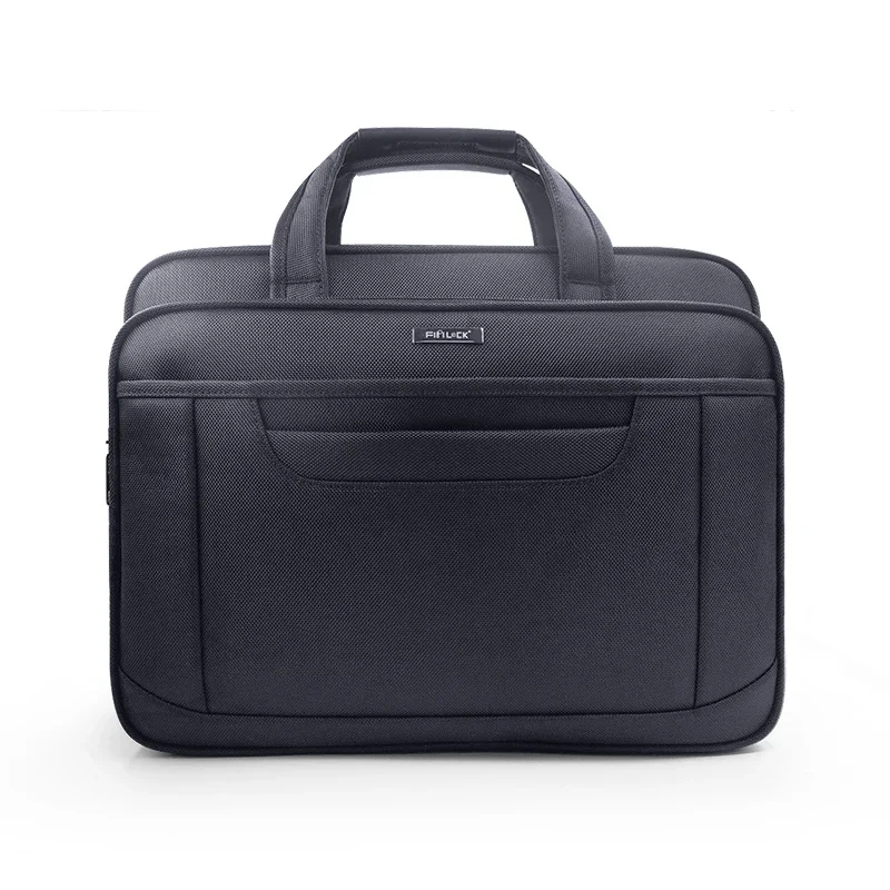 Fingerprint Lock Handbags Lawyer Anti Theft Briefcase Work Business Computer Men Bags