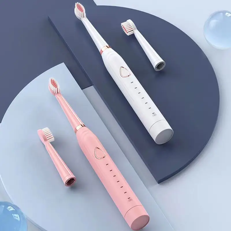 Cepillo de dientes eléctrico Ultra sónico para adultos, herramienta de limpieza Facial recargable por USB, masajeador Facial