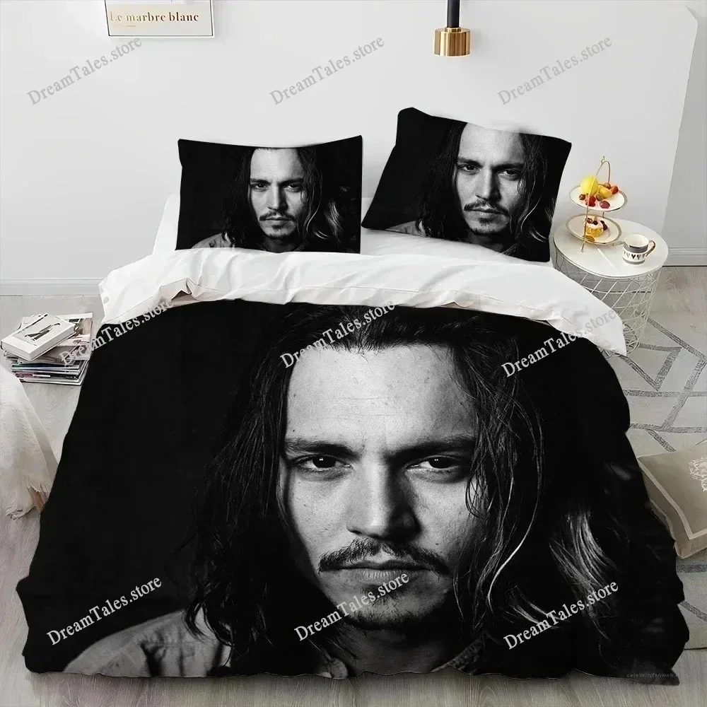 Johnny Depp Series Comforter Bedding Set Duvet Cover 3d Bedding Fashion Design Decoration King Duvet Cover Set Double Bed Set