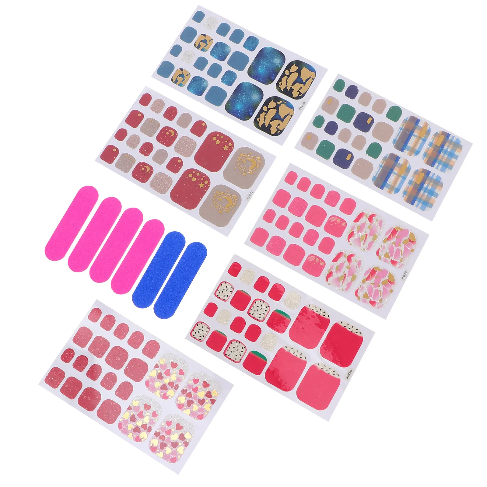 6-folhas-de-adesivos-3d-para-unhas-dos-pes-decalques-de-glitter-diy-para-unhas-dos-pes-suprimentos-de-arte-em-pvc-padroes-impermeaveis-ferramentas-de-arte-para-unhas-femininas