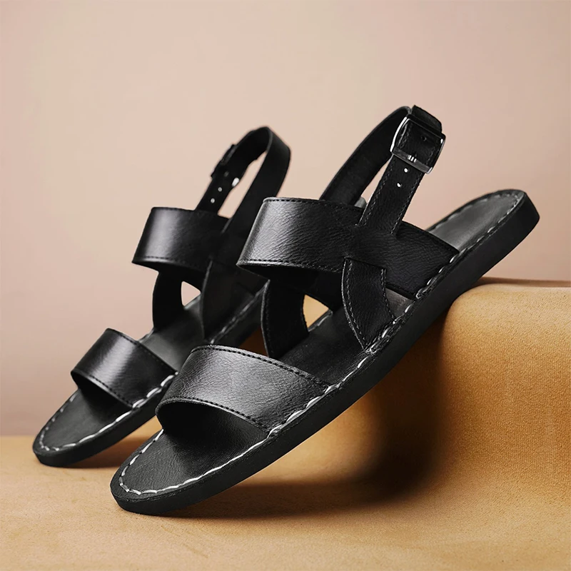 

Модные мужские сандалии, новый летний стиль, для активного отдыха, нескользящие, удобные, спортивные и повседневные сандалии, сандалии для вождения