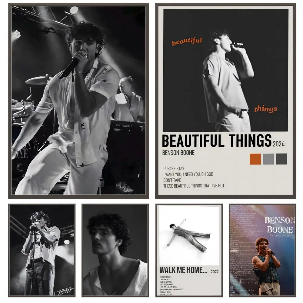 singer album b-Benson Boone Poster Versatile HD Waterproof W