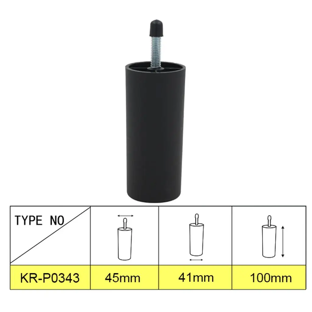 Bed Lifter Square Frame Plastic Furniture Riser Set Sofa Feet for High Platform Base for Bed