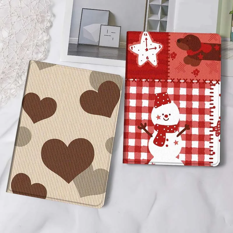 

Cartoon Heart Background Gift Tablet Case For Samsung Tab Galaxy S6 S11 A A7 A8 A9 A11 10.1 10.4 10.5 Plus Lite