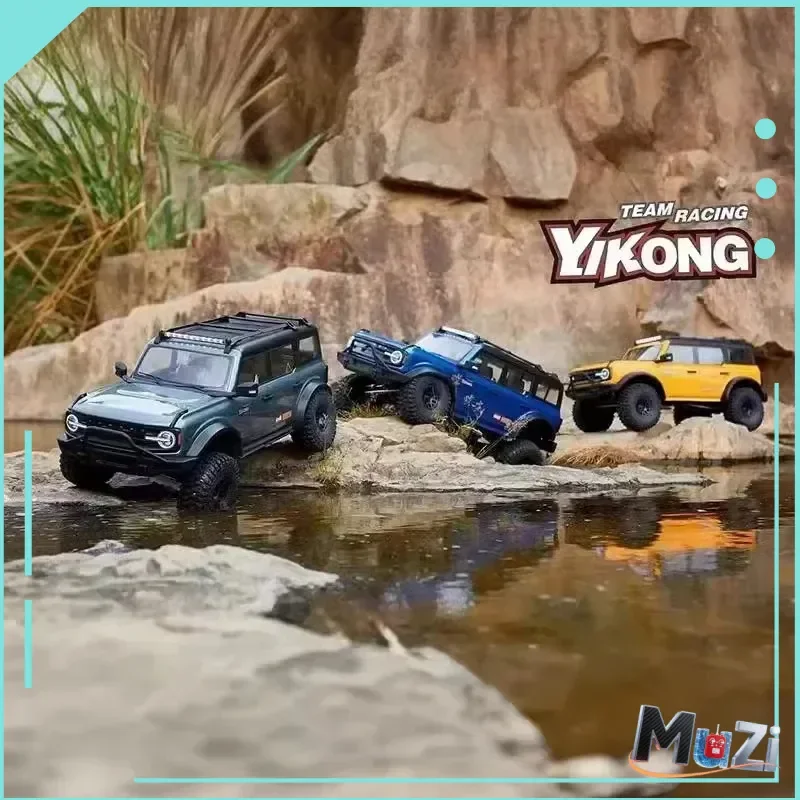 YK4083 1/8 escala RC camión todoterreno eléctrico con control remoto de alta y baja velocidad tracción en las cuatro ruedas puente de puerta coche de escalada de juguete