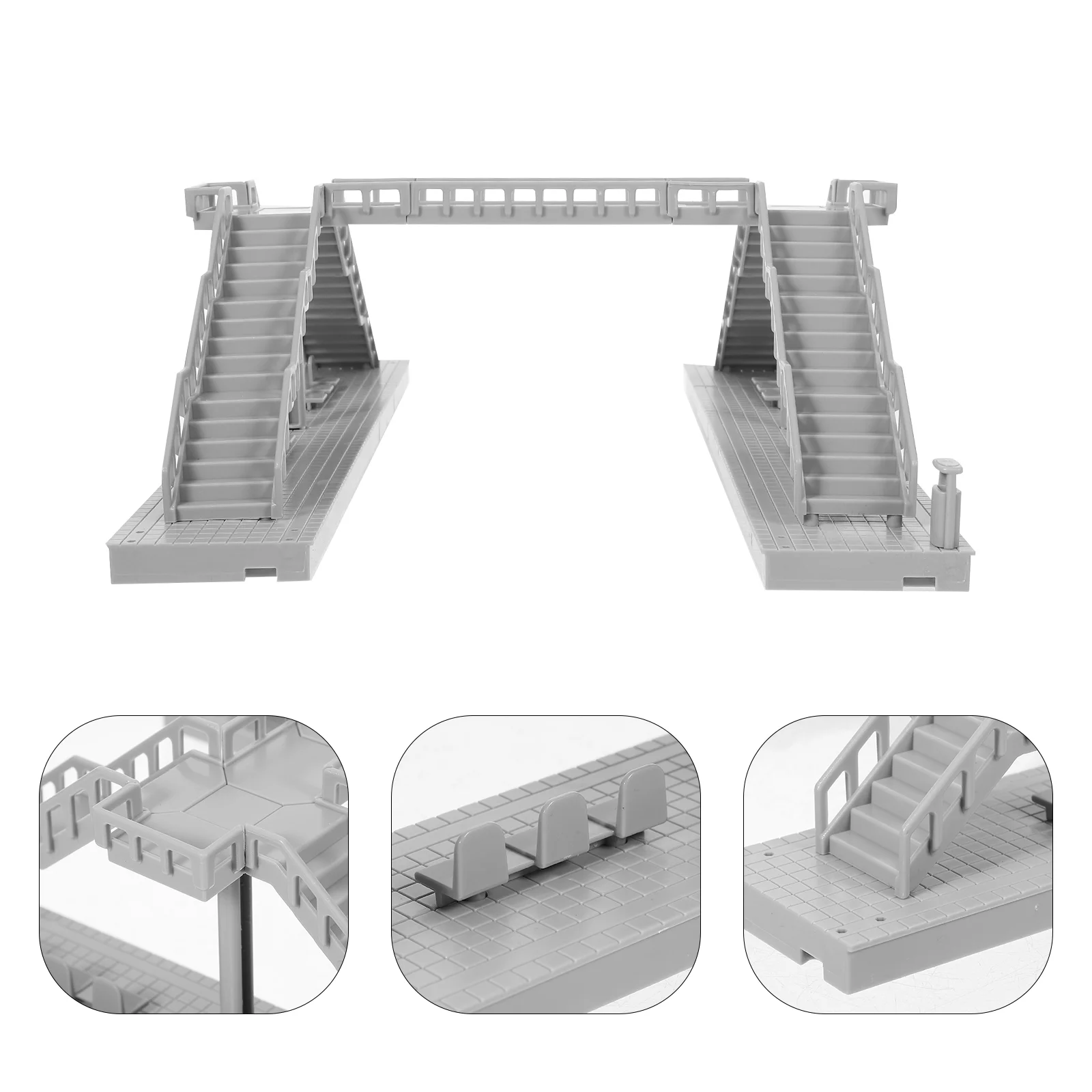 Flyover Model Miniatuur Voetgangersbrug voor Zandtafel Huisbenodigdheden Materiaal Gebouw Decor Plastic Modellen