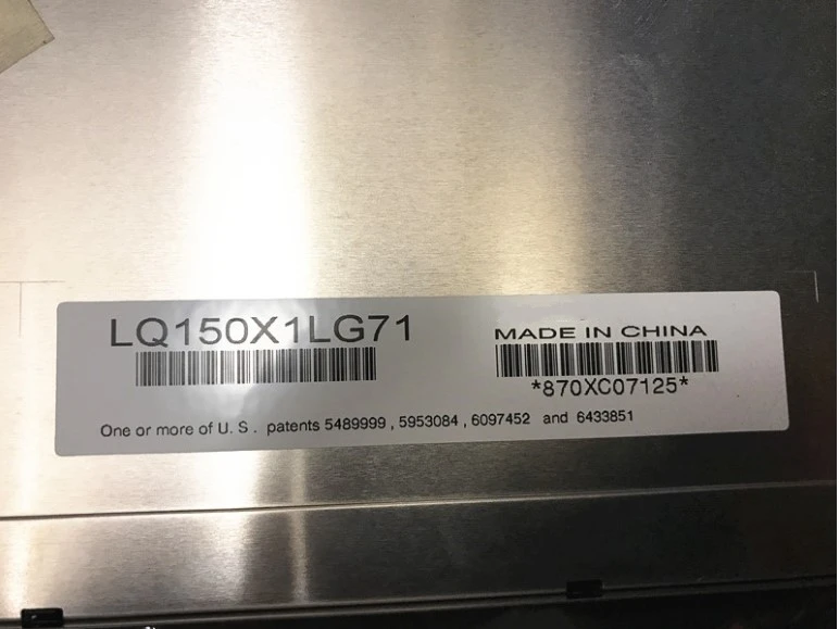 LQ150X1LG71 Original 15 inch LCD screen