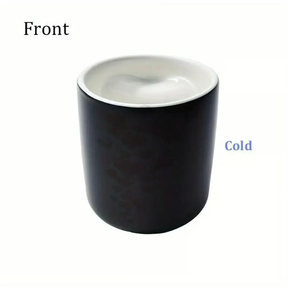 New Ceramic Color Changing Mug 11oz Heart-Shaped Coffee Mug Thermochromic Reveal Coffee Cup for Home&Office