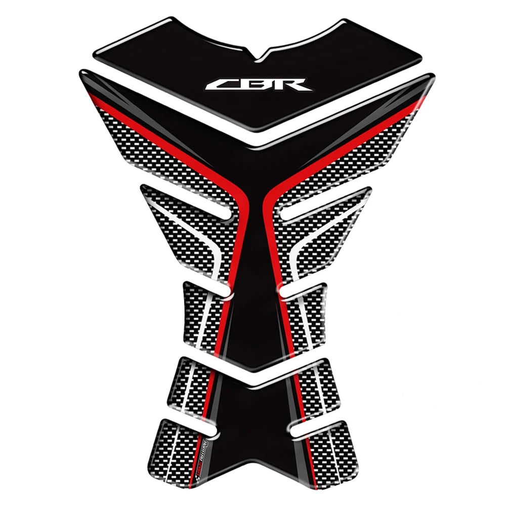 Motorcycle Carbon Fiber Fuel Tank Pad Protection Sticker Fuel Tank Decal For  CBR 250 500R 600 900 1000 F4 F4I 919 929 954