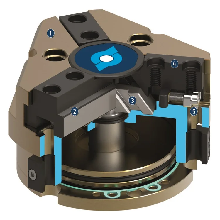 3 Finger Centric Industrial Robot Gripper with Best Cost Performance Ratio, Universal Spare Part for Gripper Systems