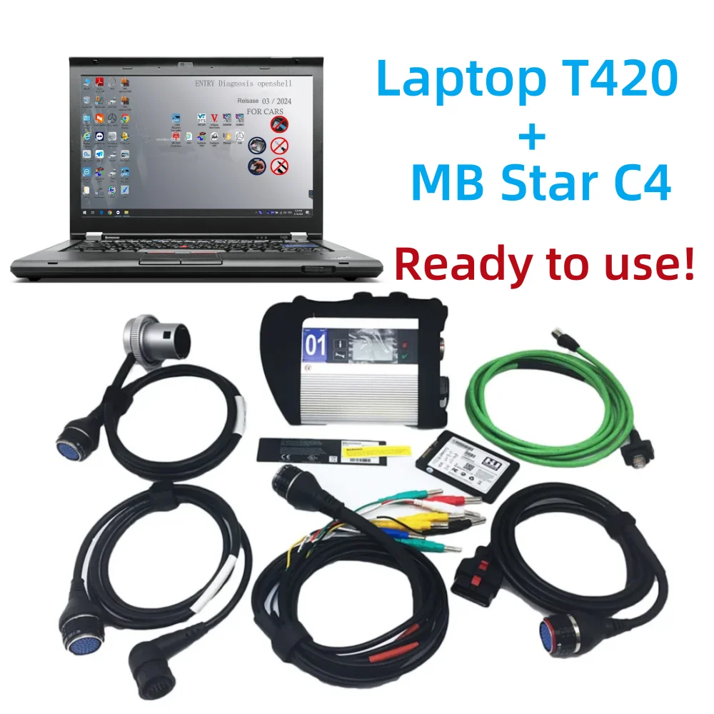 V03.2024 Reliable quality DOIP MB star c4 Diagnostic tool MB SD C4 software add Free Monaco DTS MB Car/Truck automotive tools